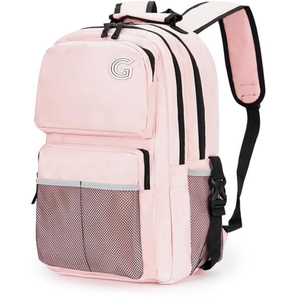 Handbags - Laptop Backpack fit 17 inch, Pink